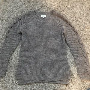 Lucky Sweater with cute braided sleeves